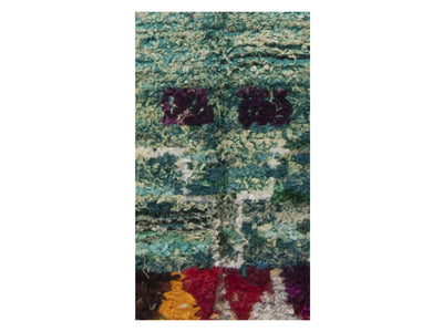 Vintage Moroccan Rug -  Tanirt Boucherouite Morocco Collection
