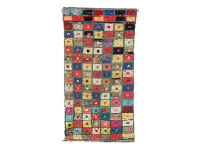 Vintage Moroccan Rug -  Gwafa Boucherouite Morocco Collection