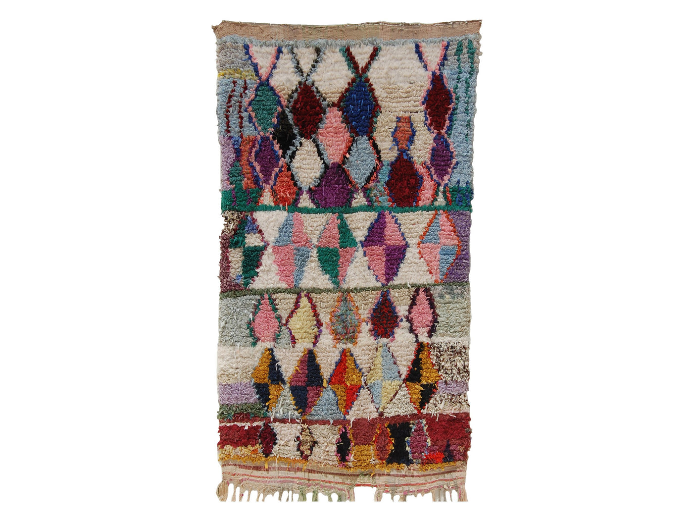 Vintage Moroccan Rug -  Ayachi Boucherouite Morocco Collection