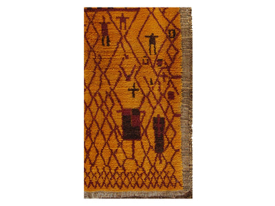 Vintage Moroccan Rug -  Priest Azilal Morocco Collection