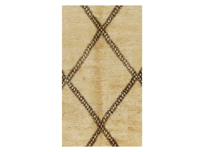 Vintage Moroccan Rug -  Banafsaji Beni Ourain Morocco Collection