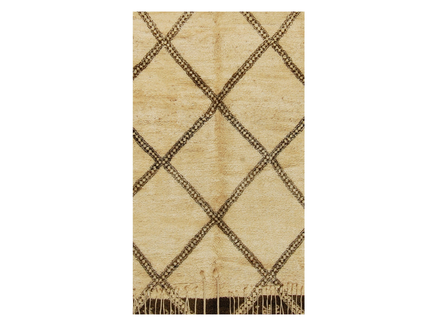 Vintage Moroccan Rug -  Banafsaji Beni Ourain Morocco Collection