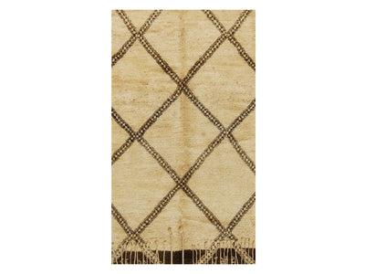 Vintage Moroccan Rug -  Banafsaji Beni Ourain Morocco Collection