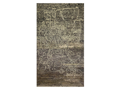 Custom Moroccan Rug -  Stone Beni M'Rirt Morocco Collection