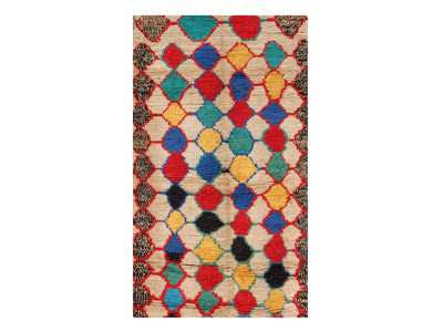 Vintage Moroccan Rug -  Badis Azilal Morocco Collection